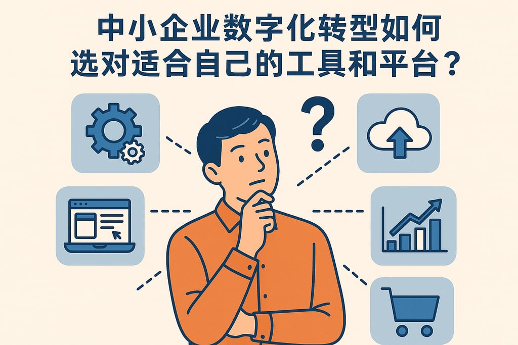 中小企业数字化转型如何选对适合自己的工具和平台？