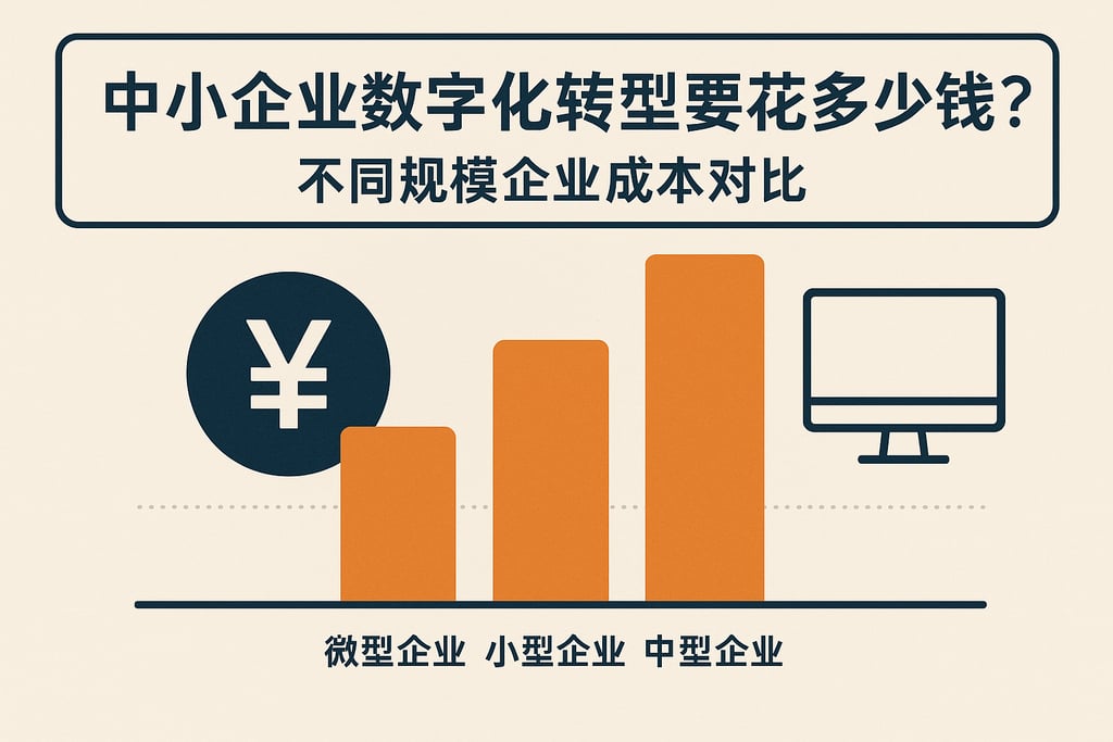 中小企业数字化转型要花多少钱？不同规模企业成本对比