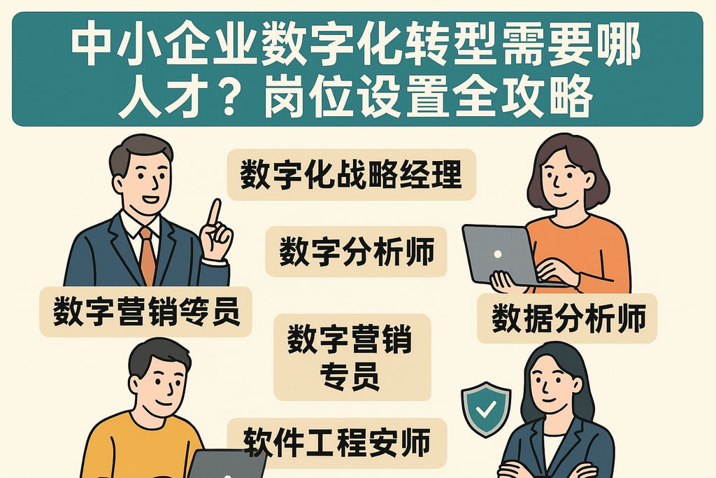 中小企业数字化转型需要哪些人才？岗位设置全攻略