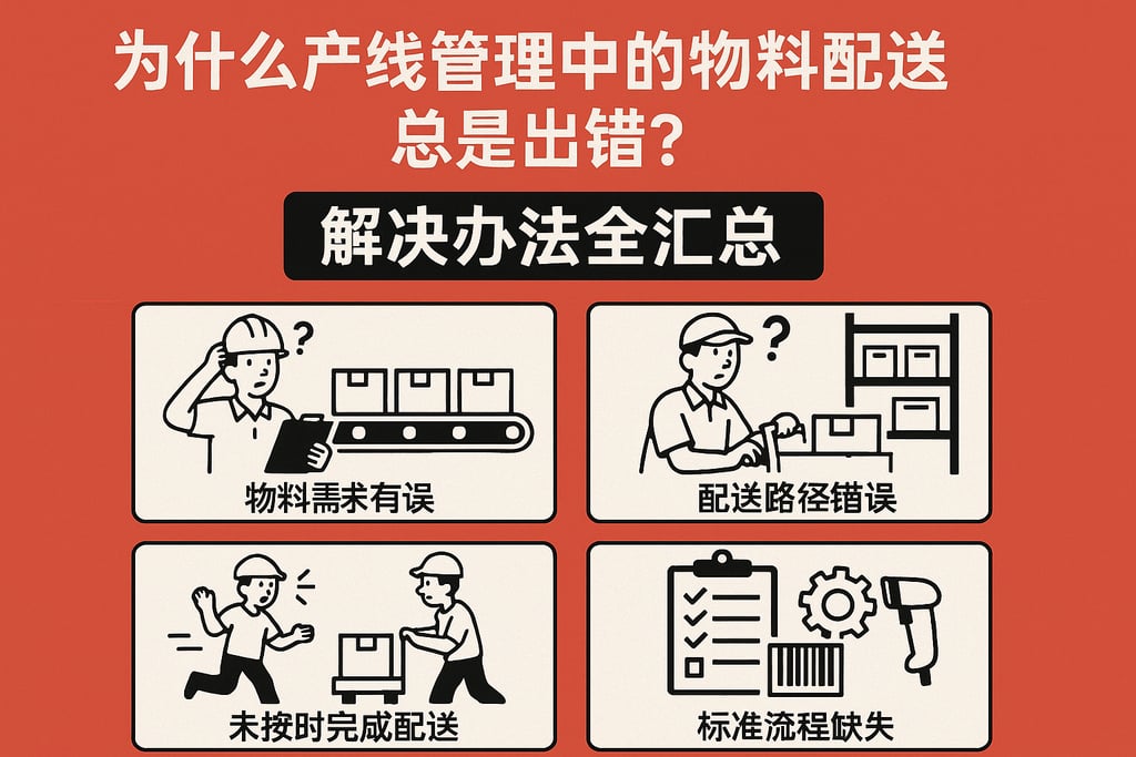 为什么产线管理中的物料配送总是出错？解决办法全汇总
