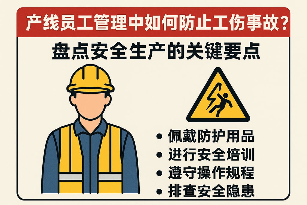 产线员工管理中如何防止工伤事故？盘点安全生产的关键要点