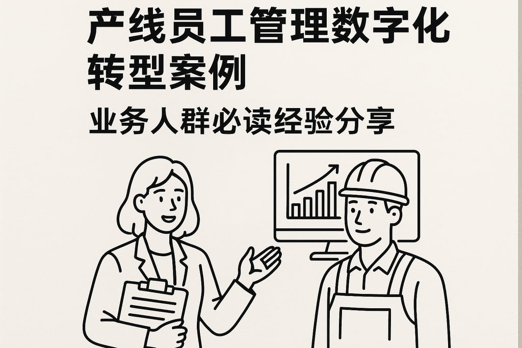 产线员工管理数字化转型案例，业务人群必读经验分享
