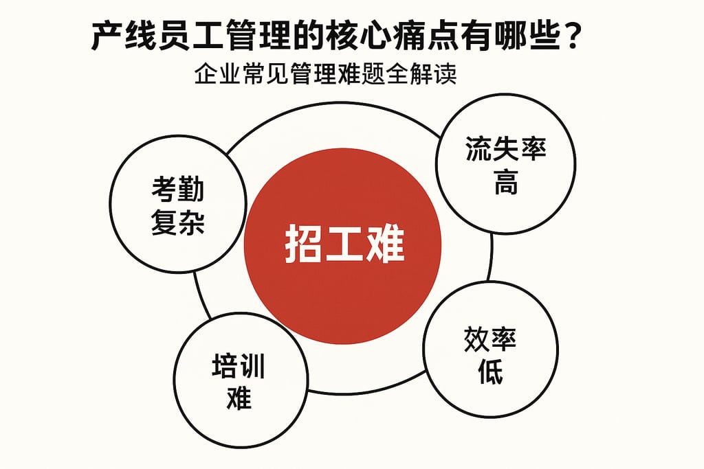 产线员工管理的核心痛点有哪些？企业常见管理难题全解读