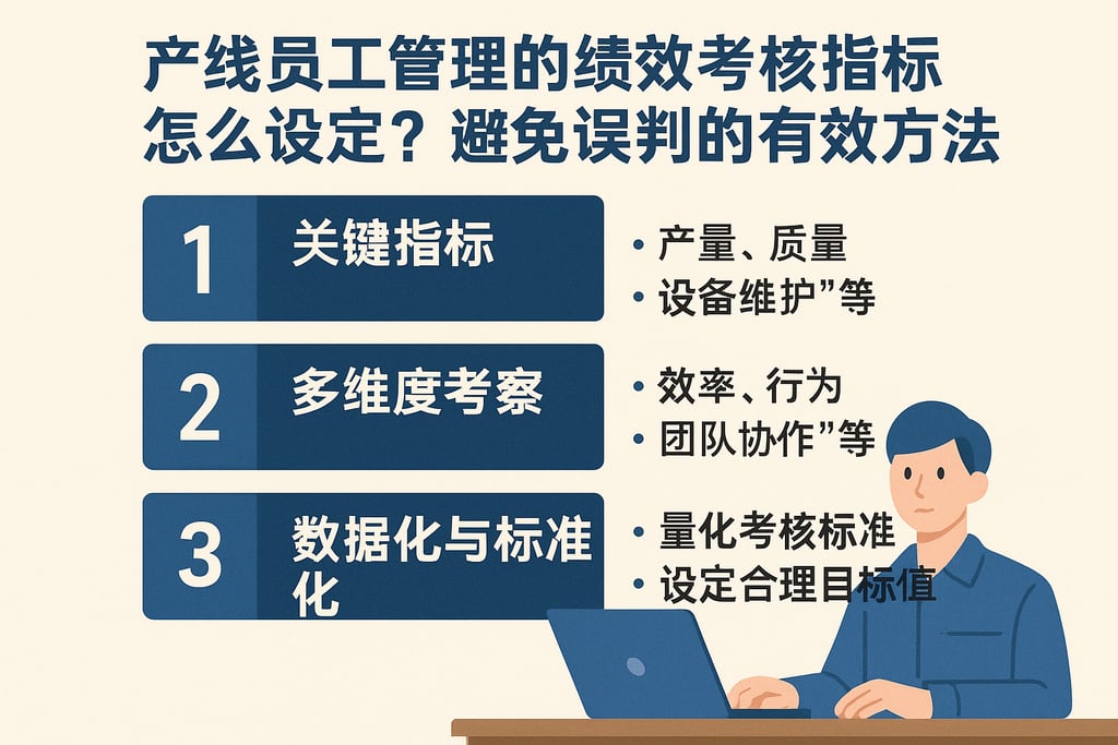 产线员工管理的绩效考核指标怎么设定？避免误判的有效方法