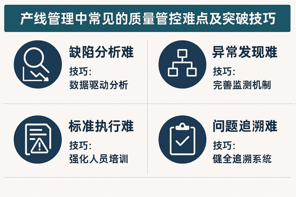 产线管理中常见的质量管控难点及突破技巧