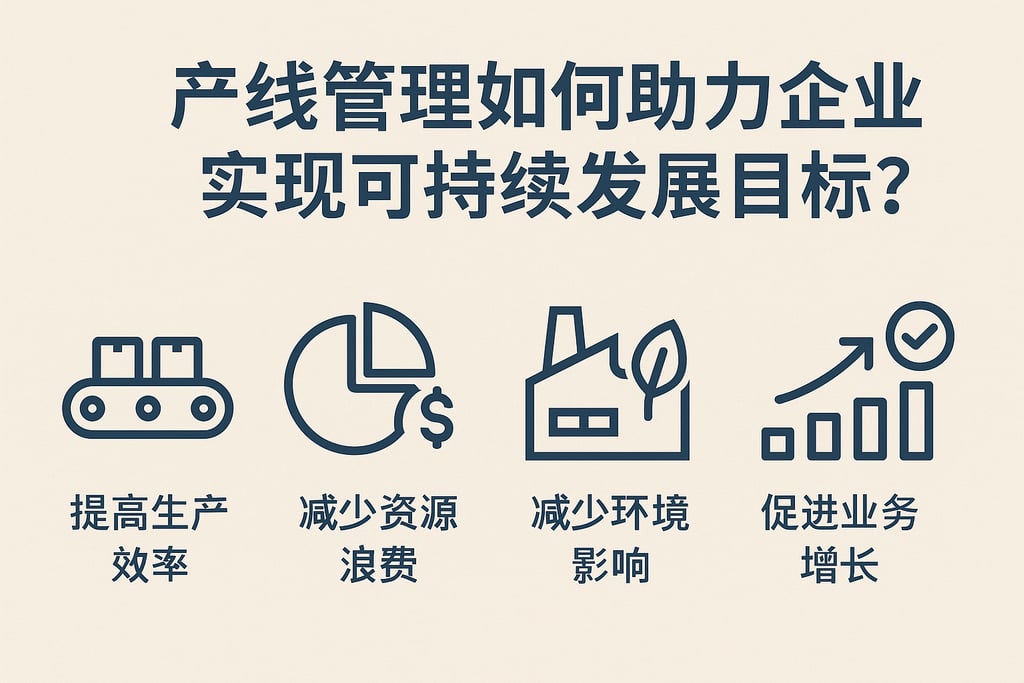 产线管理如何助力企业实现可持续发展目标？