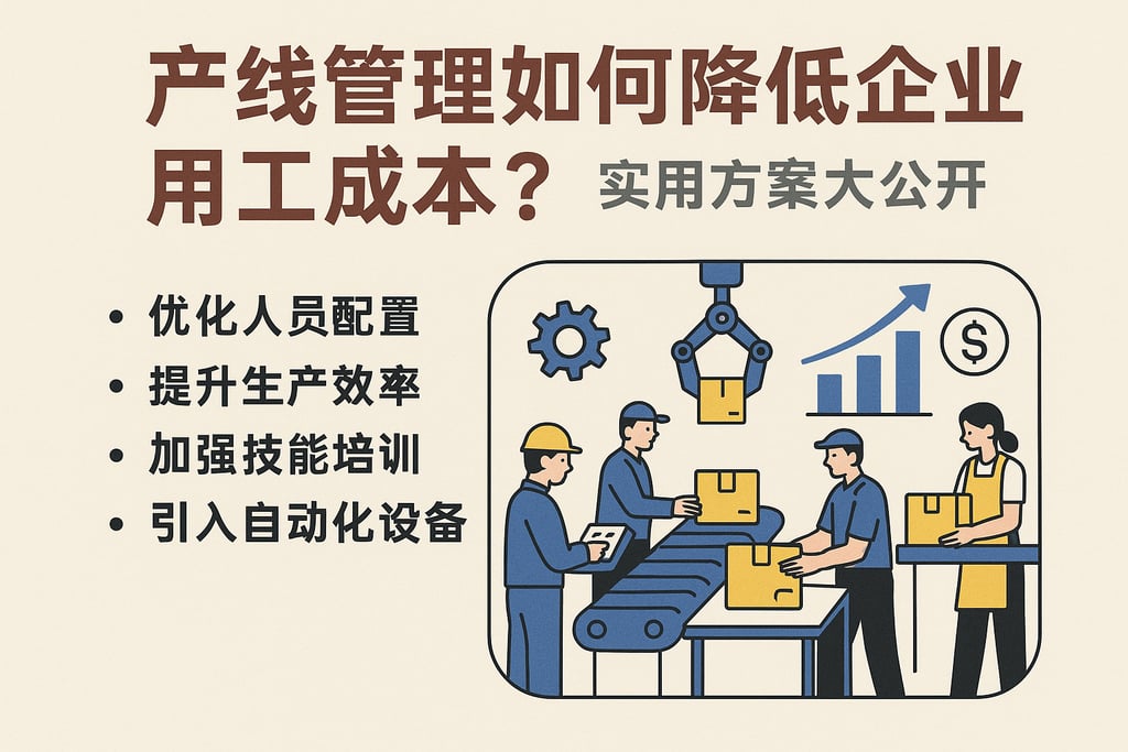 产线管理如何降低企业用工成本？实用方案大公开