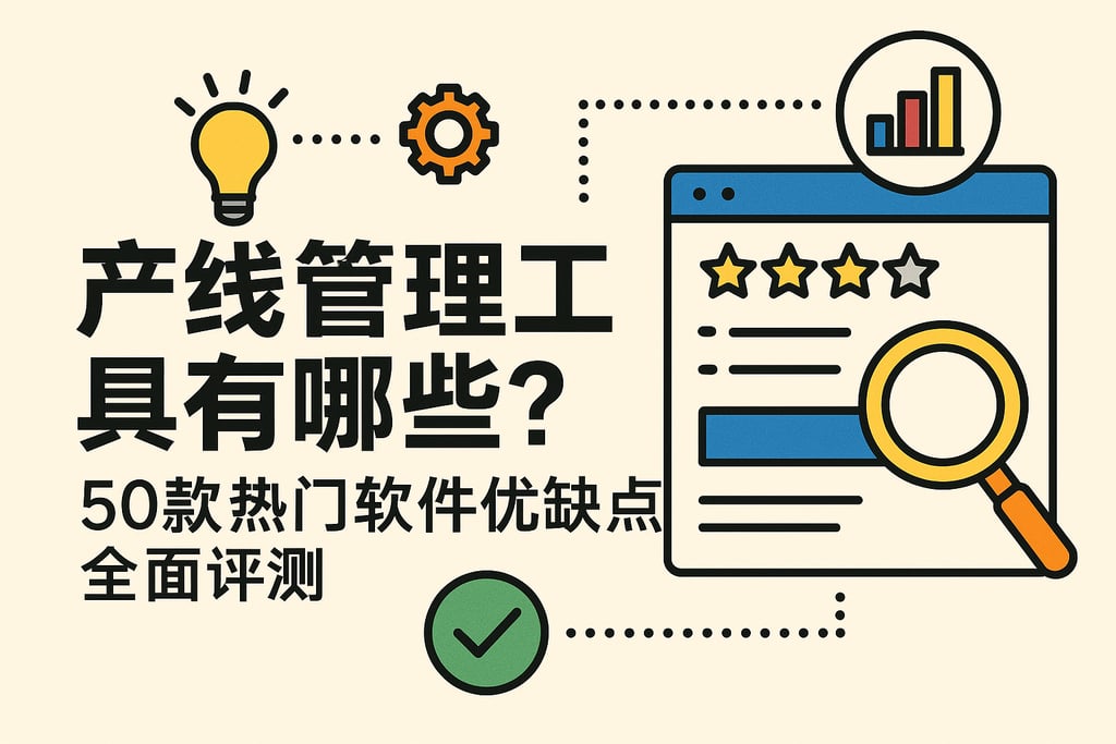 产线管理工具有哪些？50款热门软件优缺点全面评测