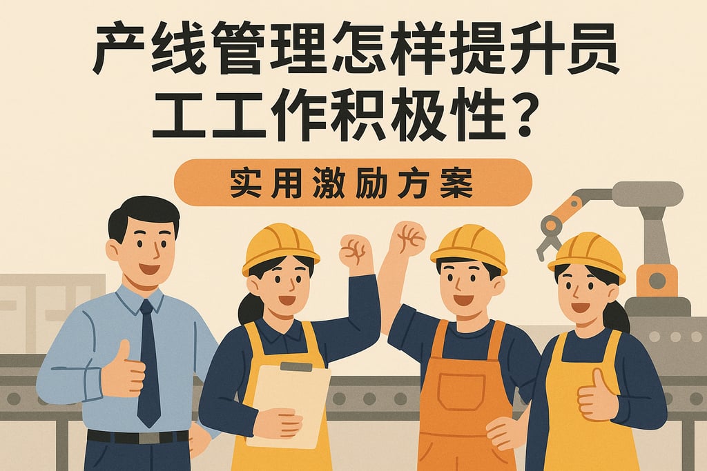 产线管理怎样提升员工工作积极性？实用激励方案