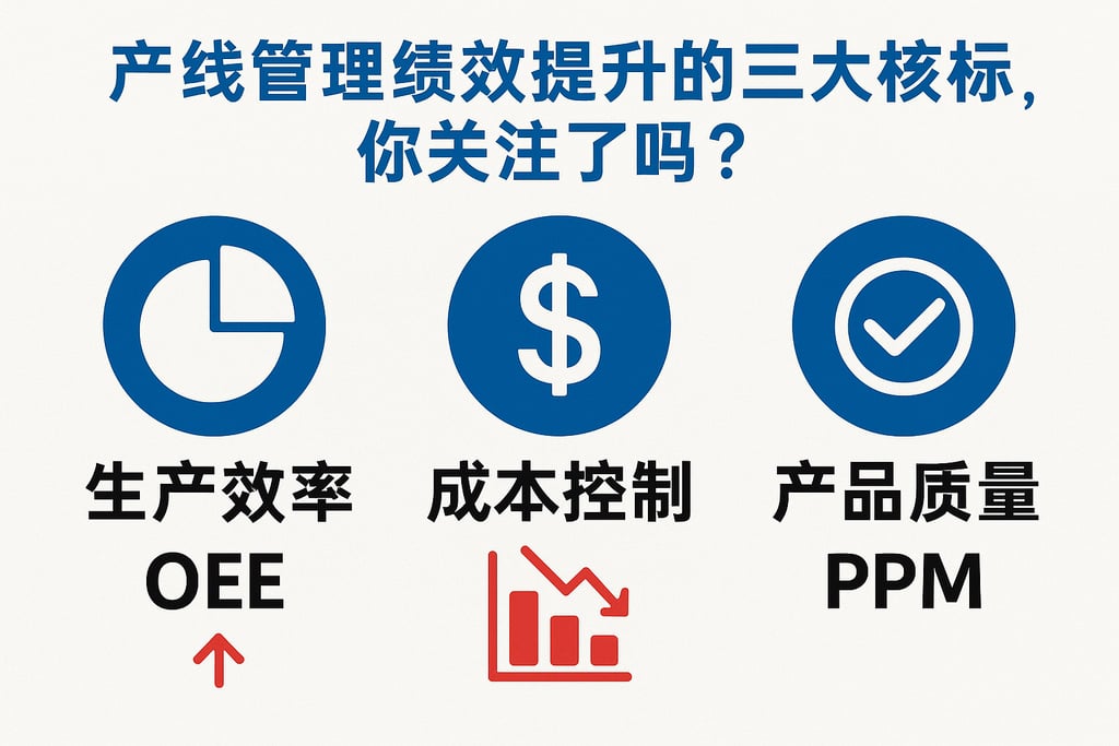 产线管理绩效提升的三大核心指标，你关注了吗？