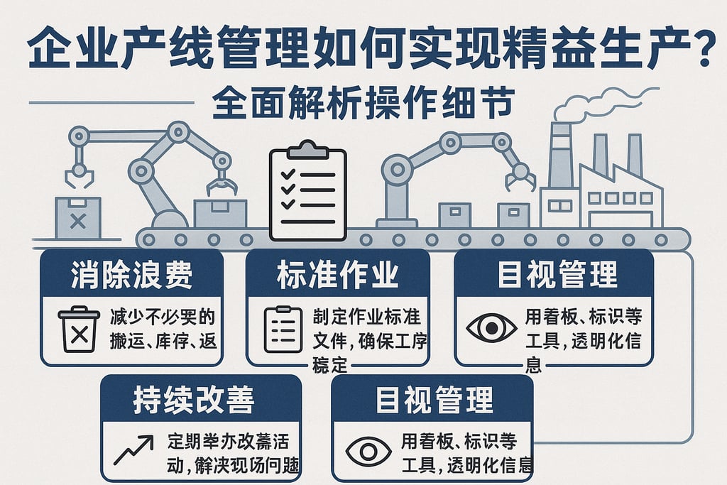 企业产线管理如何实现精益生产？全面解析操作细节
