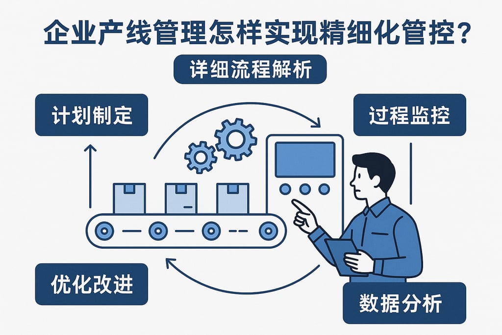 企业产线管理怎样实现精细化管控？详细流程解析