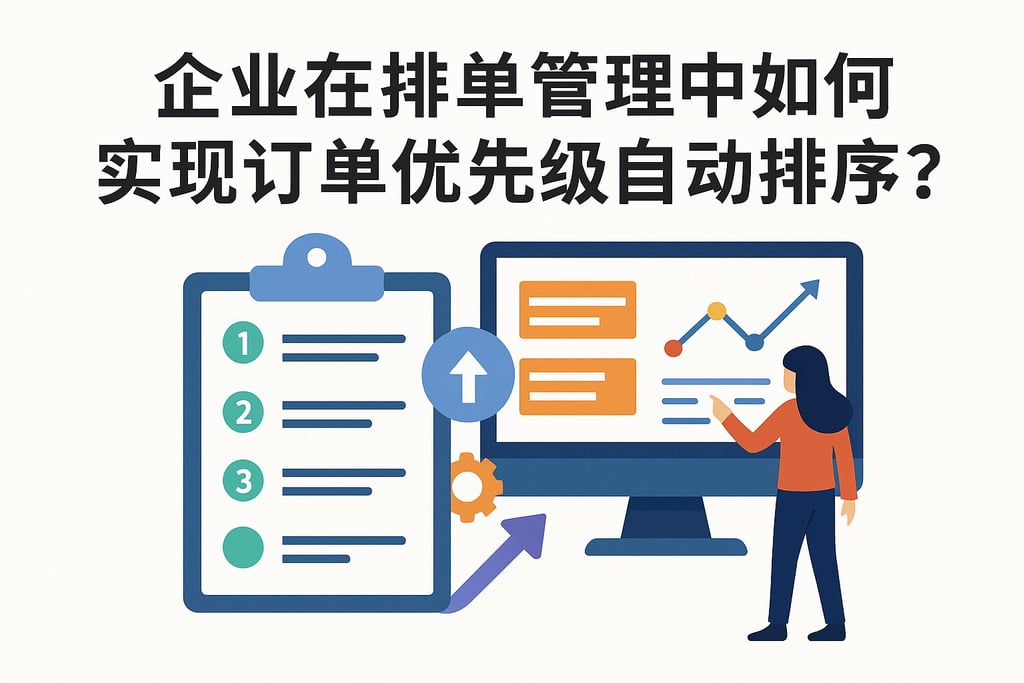 企业在排单管理中如何实现订单优先级自动排序？