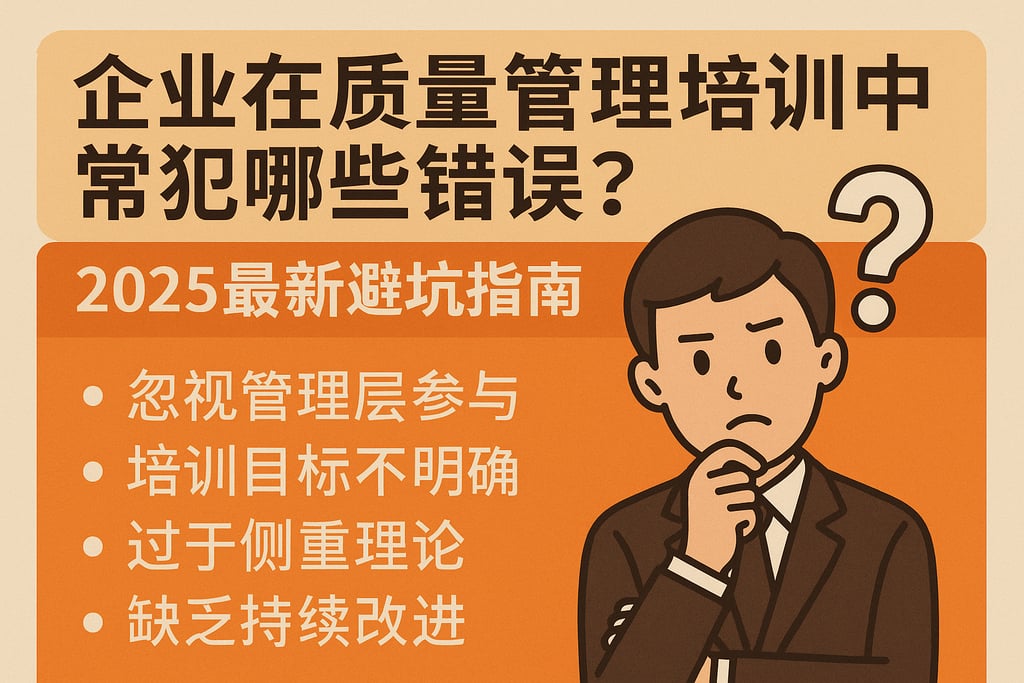 企业在质量管理培训中常犯哪些错误？2025最新避坑指南