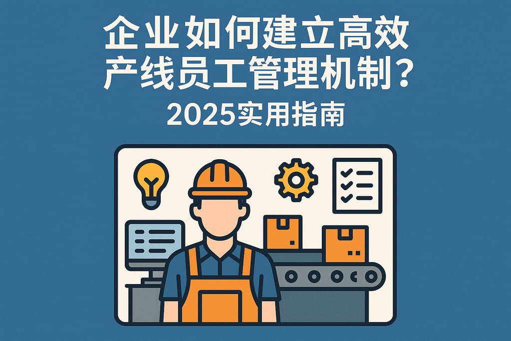 企业如何建立高效产线员工管理机制？2025实用指南