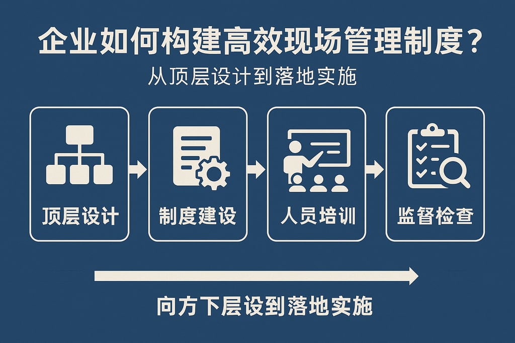 企业如何构建高效现场管理制度？从顶层设计到落地实施