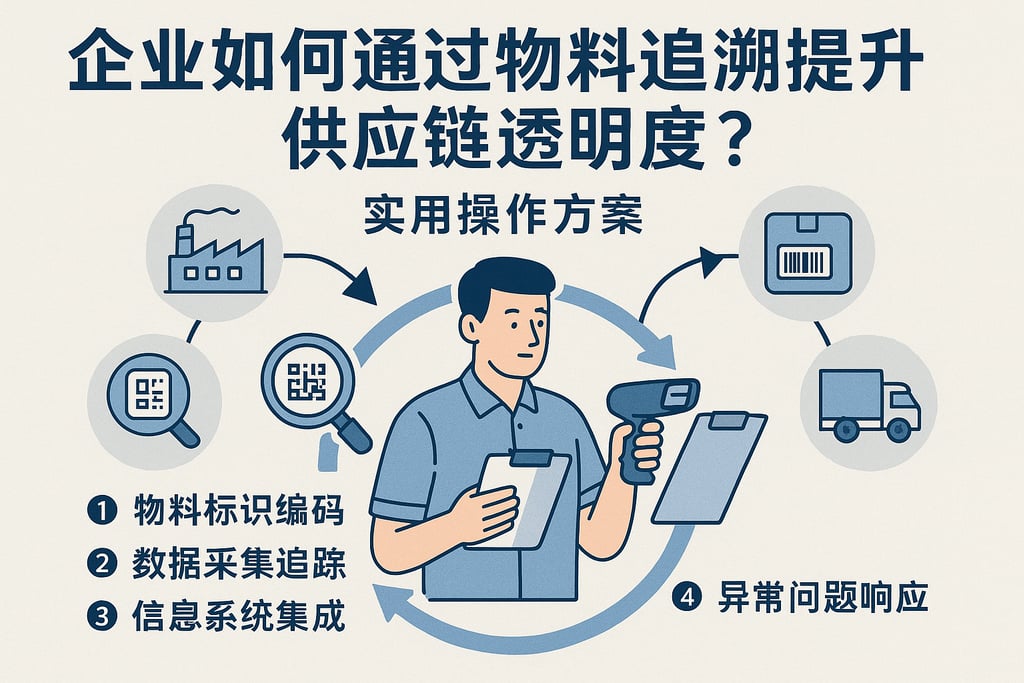 企业如何通过物料追溯提升供应链透明度？实用操作方案