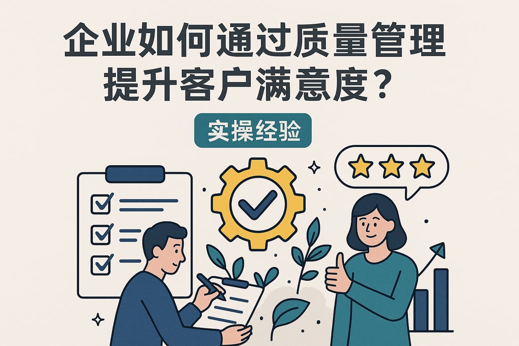 企业如何通过质量管理提升客户满意度？实操经验