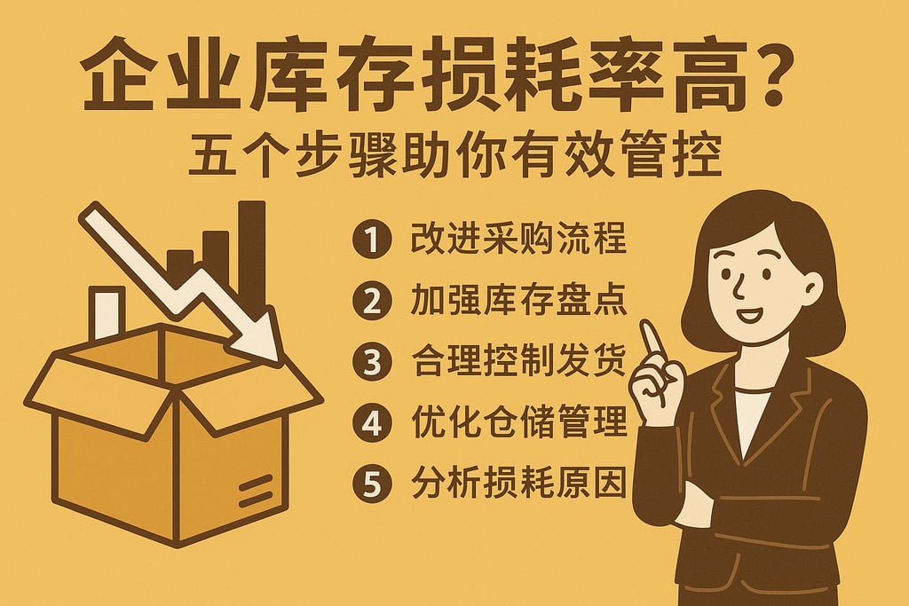 企业库存损耗率高？五个步骤助你有效管控
