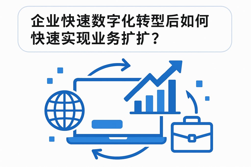 企业快速数字化转型后如何快速实现业务扩张？