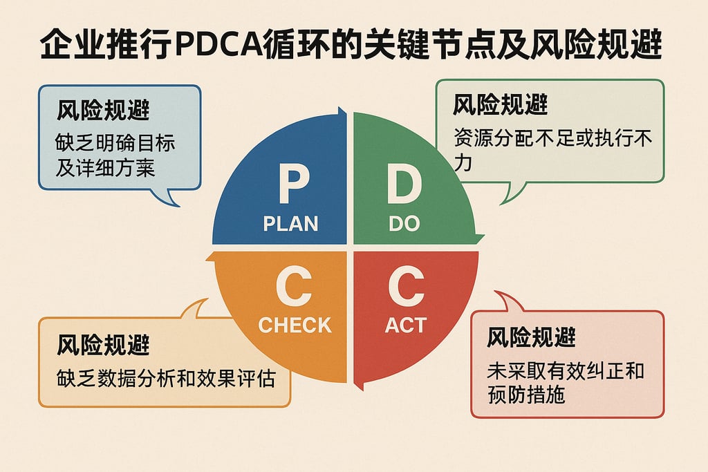 企业推行PDCA循环的关键节点及风险规避指南
