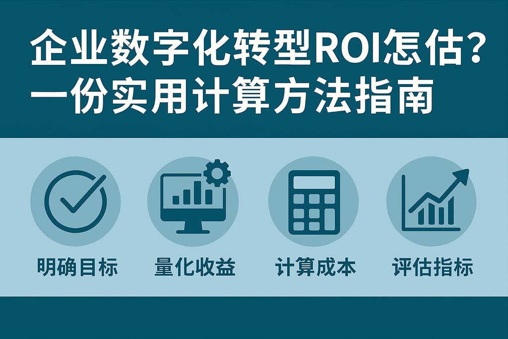 企业数字化转型ROI怎么评估？一份实用计算方法指南