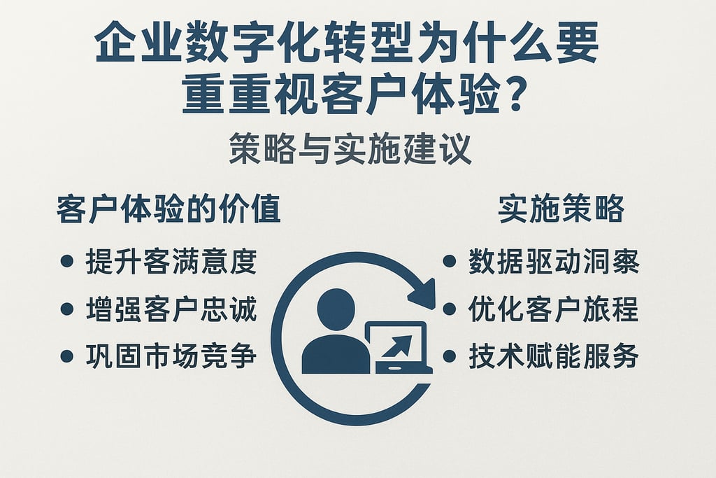 企业数字化转型为什么要重视客户体验？策略与实施建议
