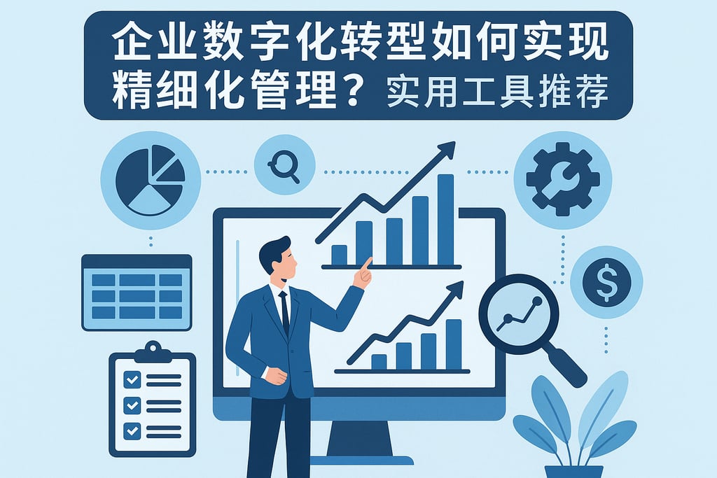 企业数字化转型如何实现精细化管理？实用工具推荐