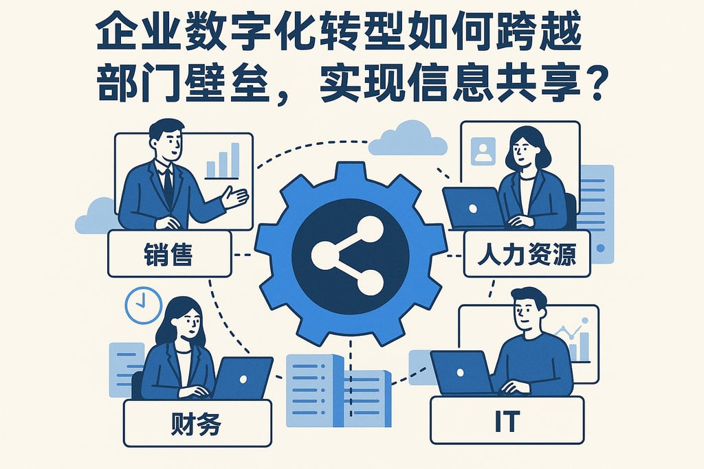 企业数字化转型如何跨越部门壁垒，实现信息共享？