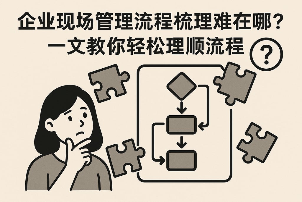 企业现场管理流程梳理难在哪里？一文教你轻松理顺流程