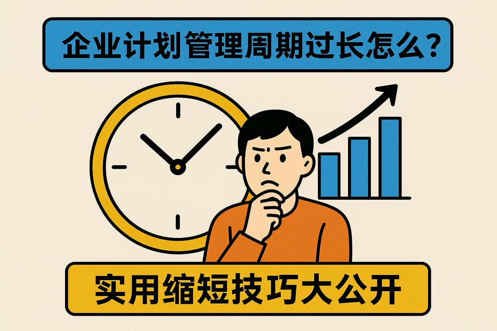 企业计划管理周期过长怎么办？实用缩短技巧大公开