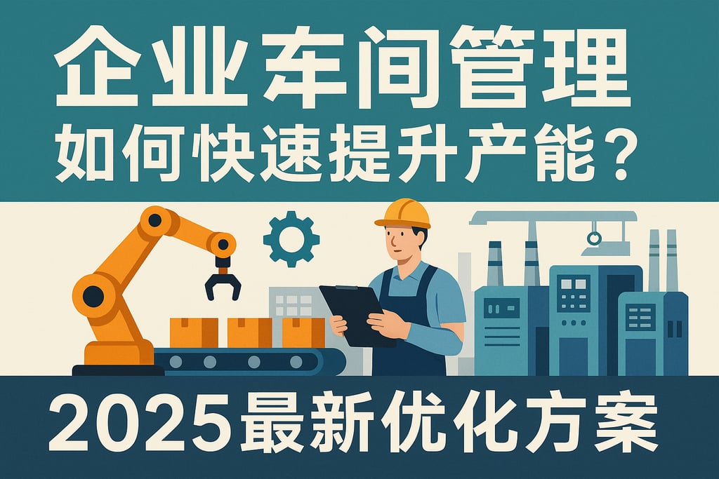 企业车间管理如何快速提升产能？2025最新优化方案