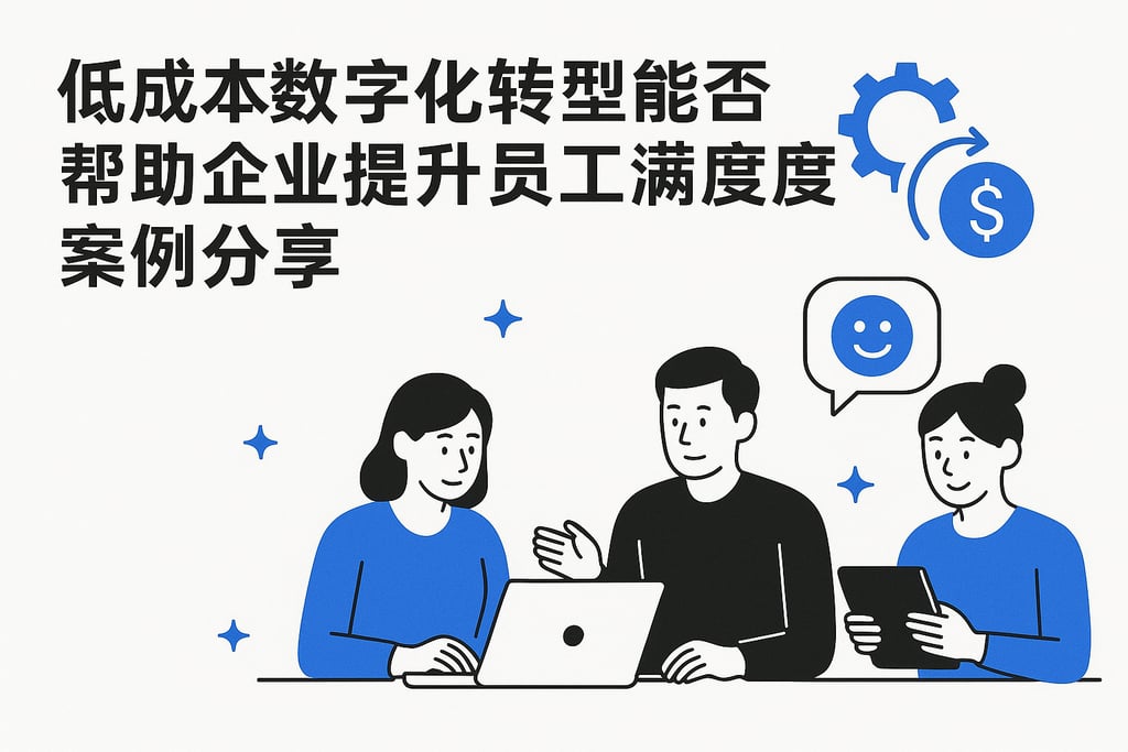低成本数字化转型能否帮助企业提升员工满意度？案例分享