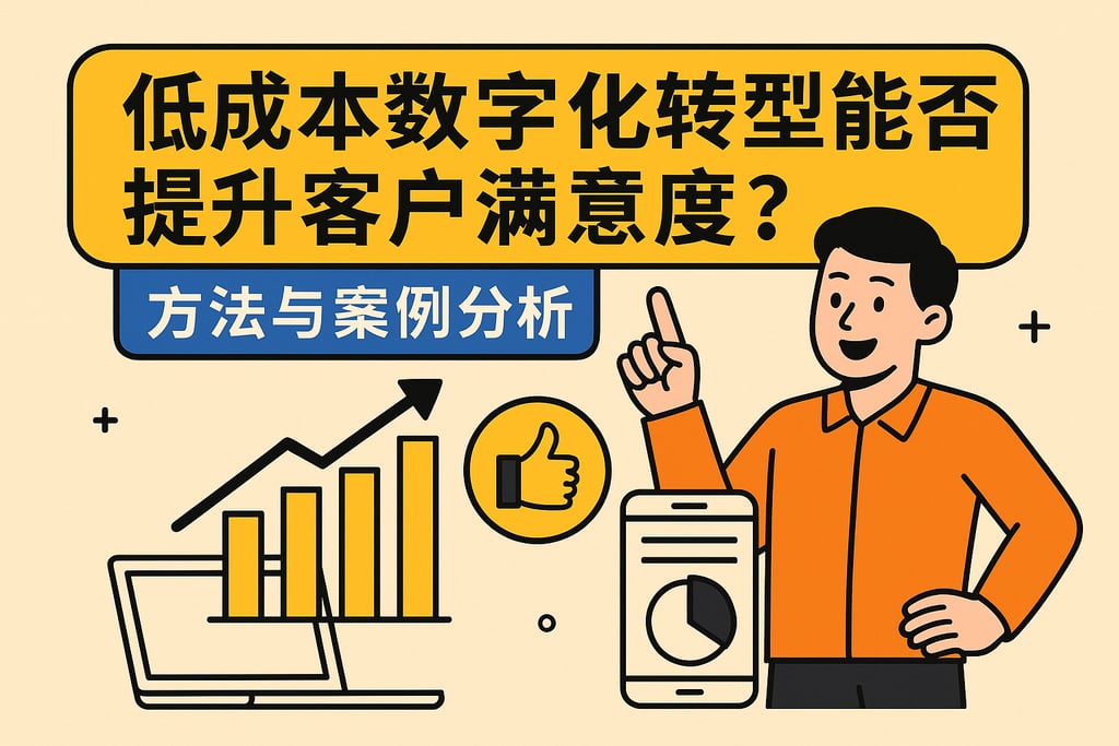 低成本数字化转型能否提升客户满意度？方法与案例分析