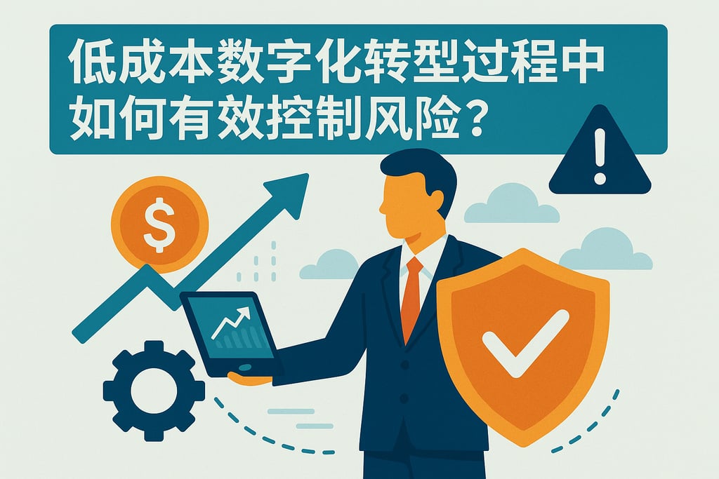 低成本数字化转型过程中如何有效控制风险？