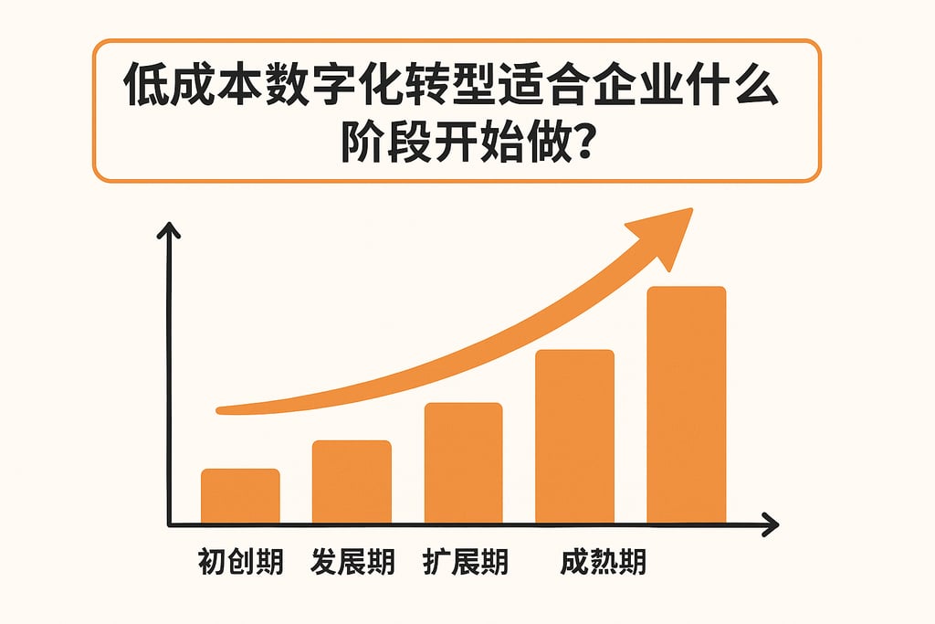 低成本数字化转型适合企业什么阶段开始做？