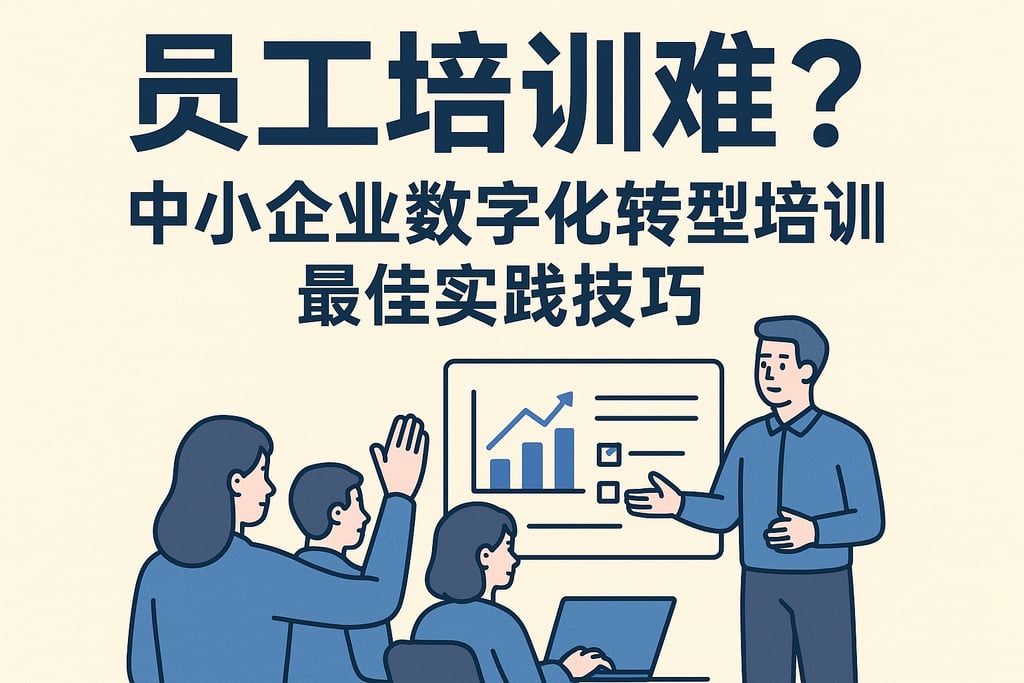 员工培训难？中小企业数字化转型培训最佳实践技巧