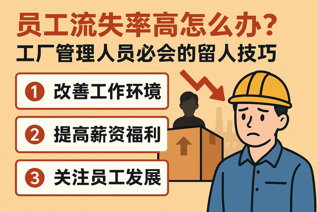 员工流失率高怎么办？工厂管理人员必会的留人技巧