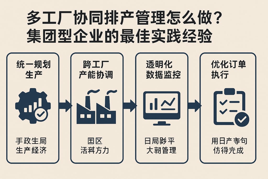 多工厂协同排产管理怎么做？集团型企业的最佳实践经验