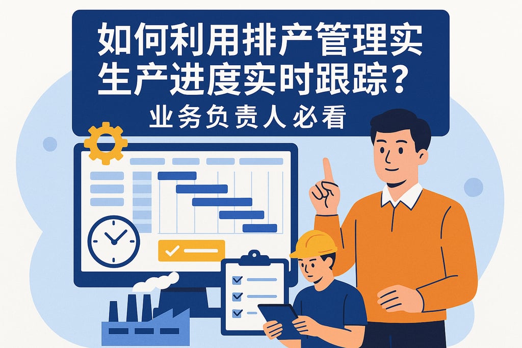 如何利用排产管理实现生产进度实时跟踪？业务负责人必看