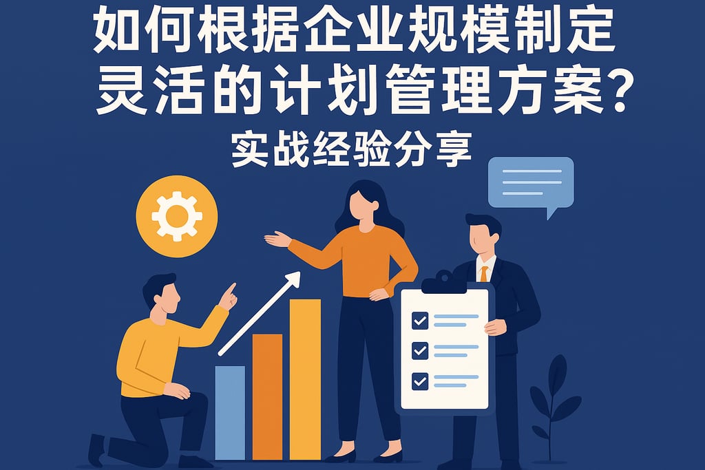 如何根据企业规模制定灵活的计划管理方案？实战经验分享