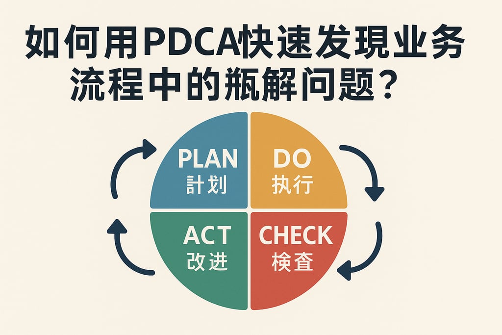 如何用PDCA快速发现业务流程中的瓶颈问题？