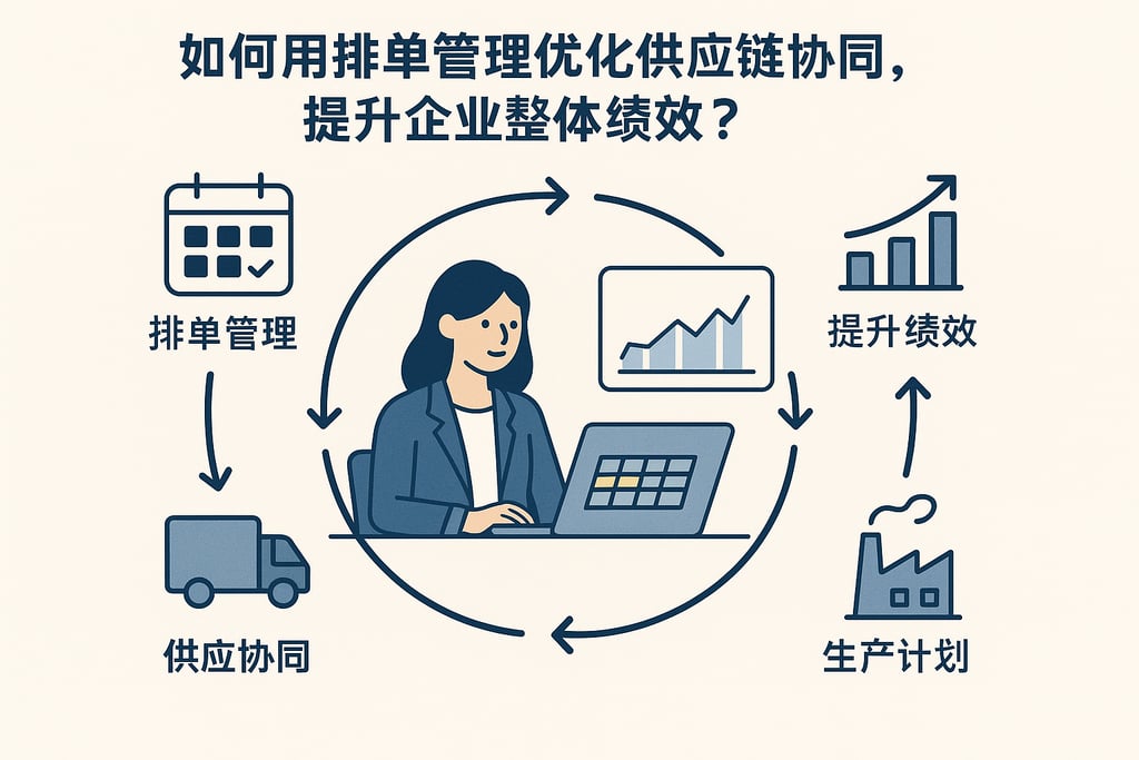如何用排单管理优化供应链协同，提升企业整体绩效？