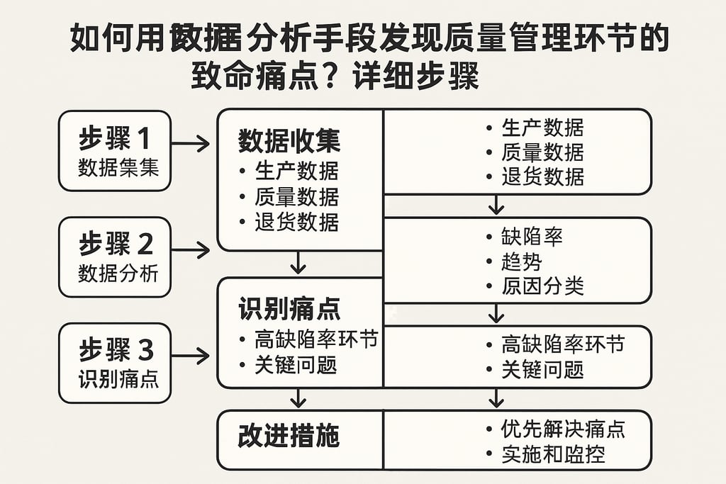 如何用数据分析手段发现质量管理环节的致命痛点？详细步骤