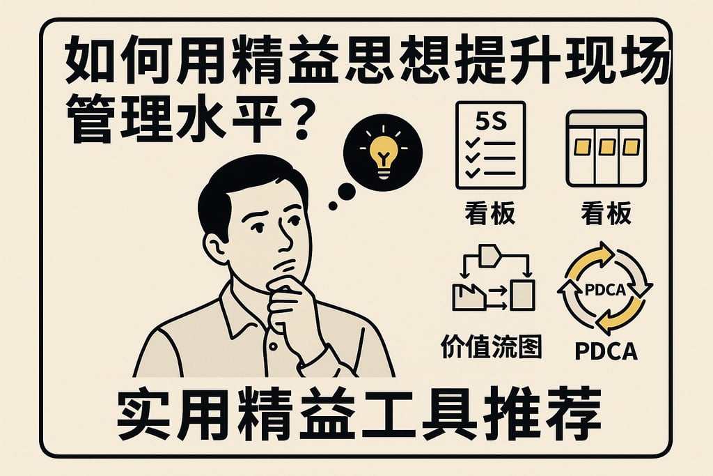 如何用精益思想提升现场管理水平？实用精益工具推荐