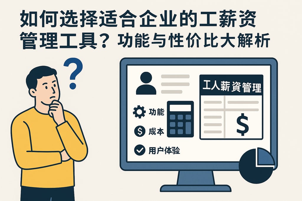 如何选择适合企业的工人薪资管理工具？功能与性价比大解析