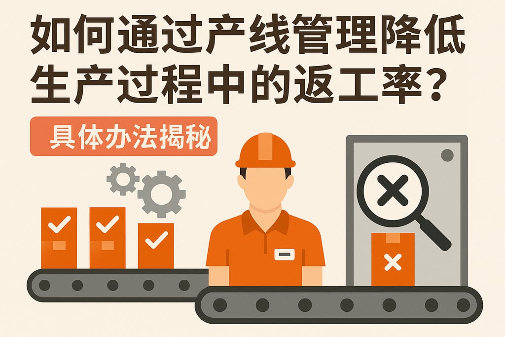 如何通过产线管理降低生产过程中的返工率？具体办法揭秘