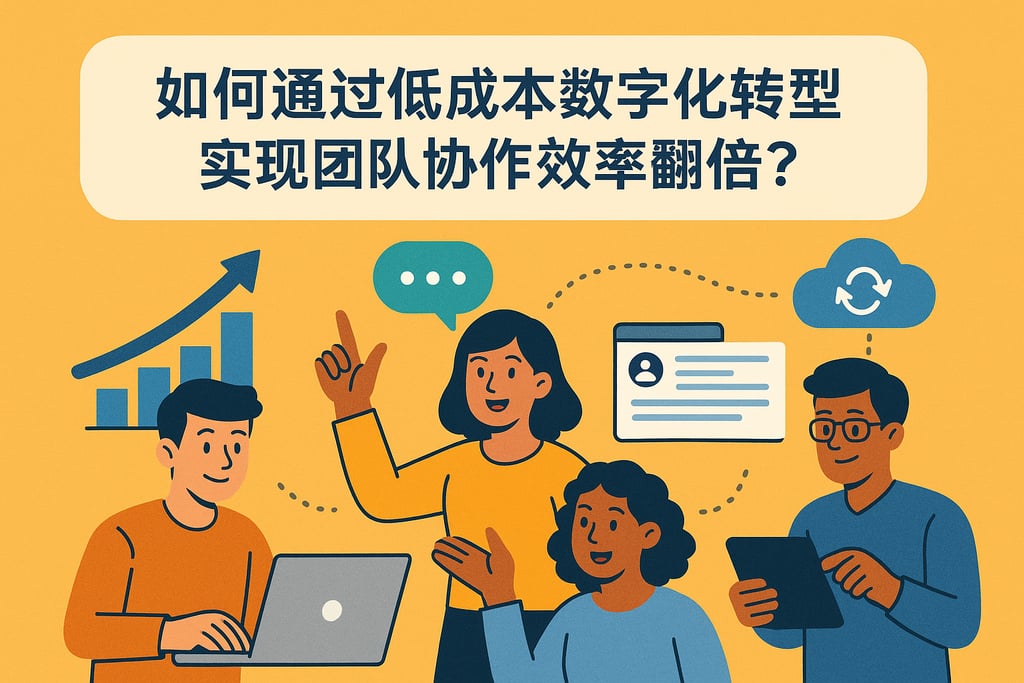 如何通过低成本数字化转型实现团队协作效率翻倍？