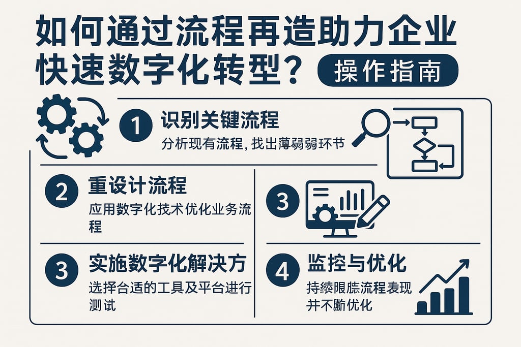 如何通过流程再造助力企业快速数字化转型？操作指南