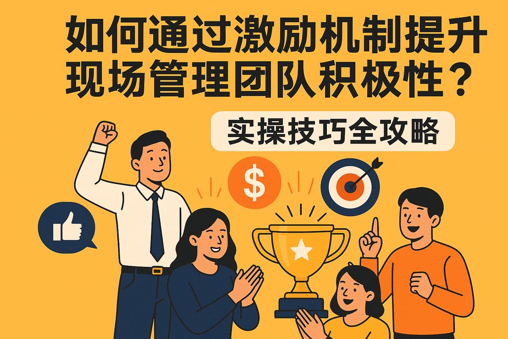 如何通过激励机制提升现场管理团队积极性？实操技巧全攻略